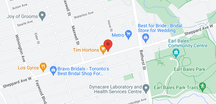 map of #PH1 801 -676 SHEPPARD AVE E